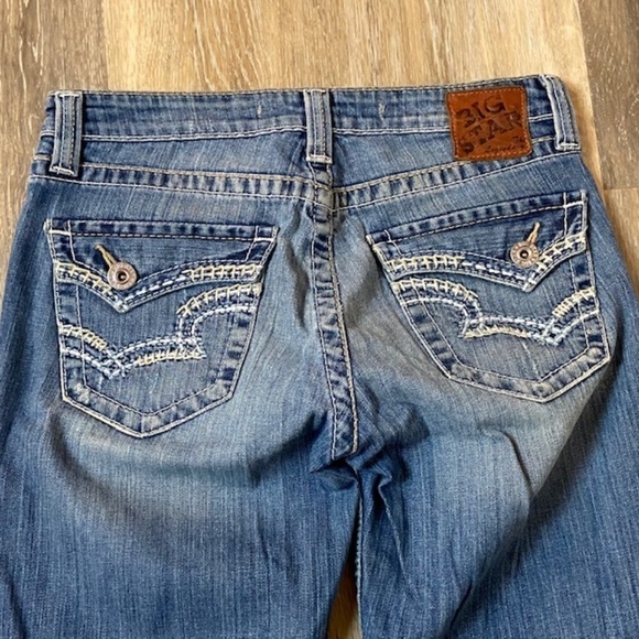 BIG STAR Hazel Curvy Fit Boot Cut Pocket Jeans 27 - Picture 6 of 10